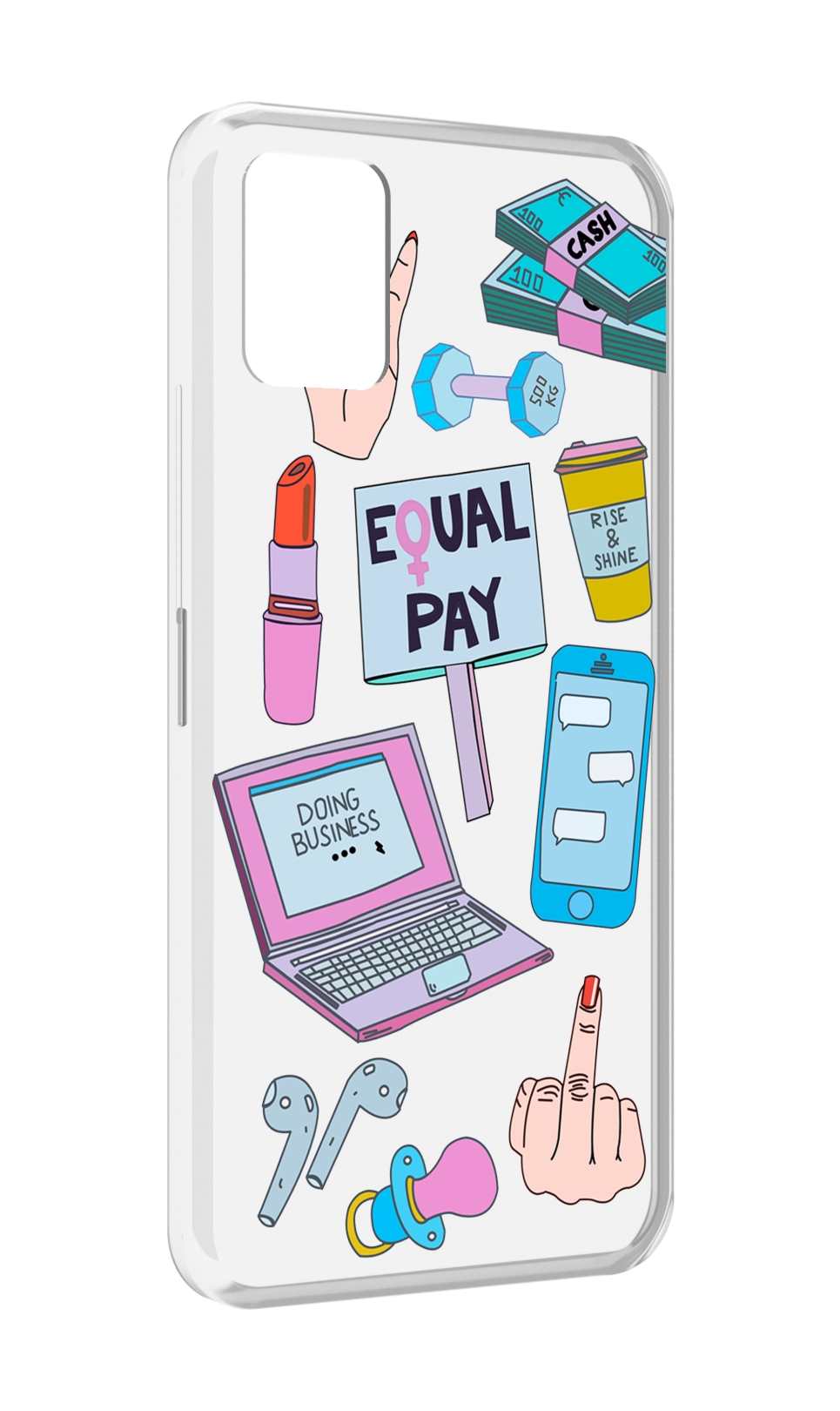 

Чехол MyPads разные-штучки для Umidigi Power 5, Прозрачный, Tocco