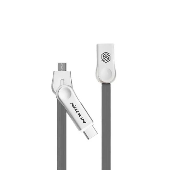 Кабель Nillkin Plus III Micro USB - Type-C серый