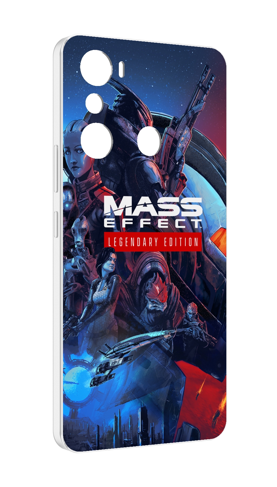 

Чехол MyPads Mass Effect Legendary Edition для Infinix Hot 20i, Прозрачный, Tocco