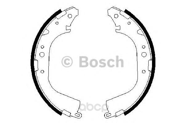 

Тормозные колодки барабанные BOSCH 0986487354