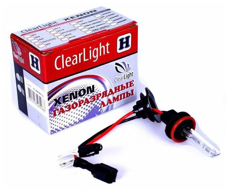 Лампа ClearLight LCL00H4500LL ксеноновая H4 5000K с проводом питания