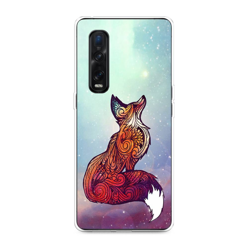 

Чехол Awog на Oppo Find X2 Pro "Лиса 1", Разноцветный, 253350-1