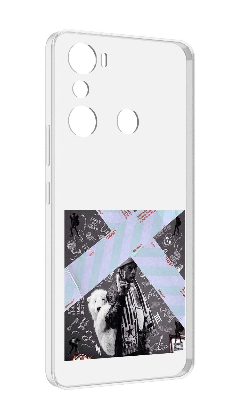 

Чехол MyPads Lil Uzi Vert - Luv Is Rage 2 для Infinix Hot 20i, Прозрачный, Tocco