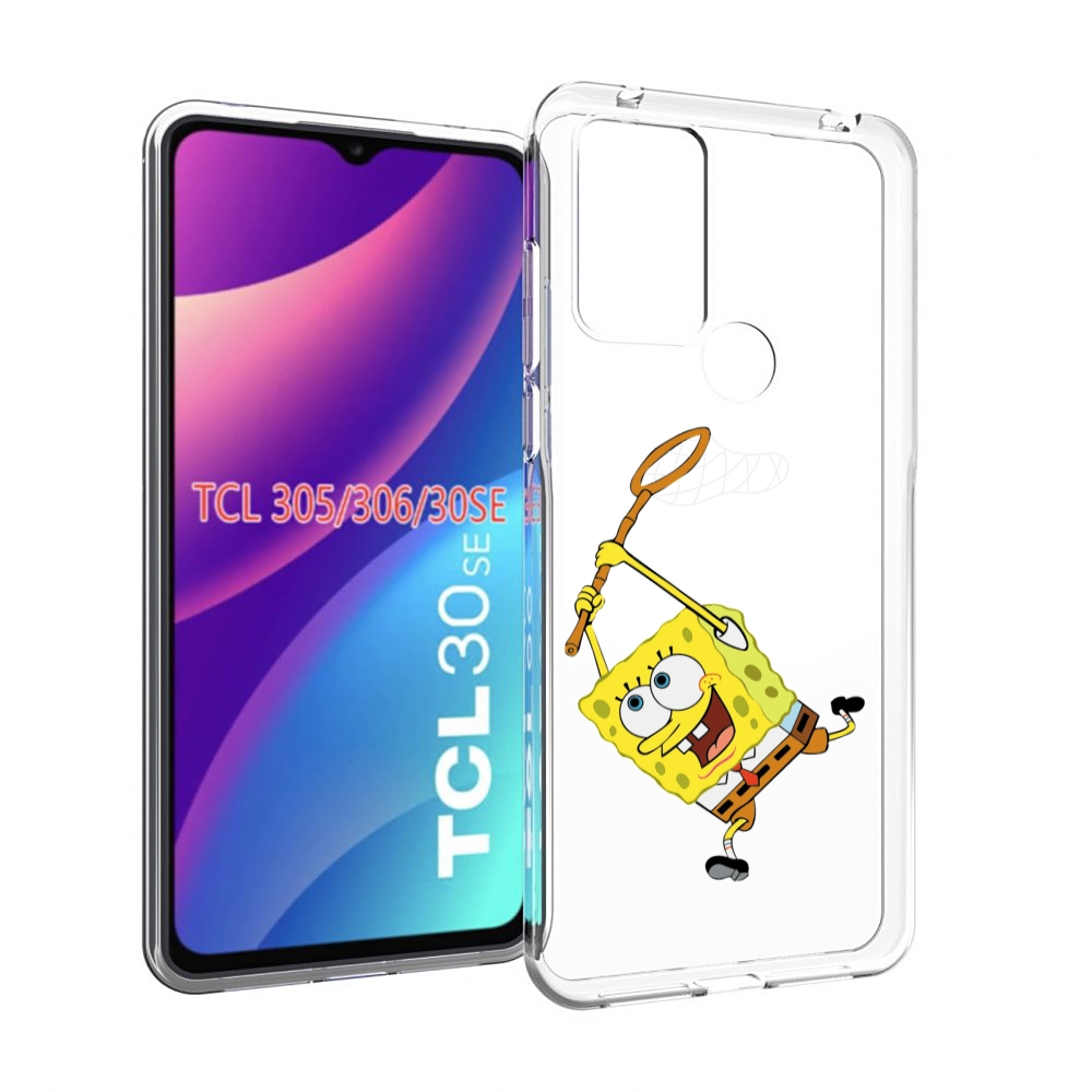 

Чехол MyPads спанчбоб-с-сочком для TCL 30SE/305/306/30E, Tocco