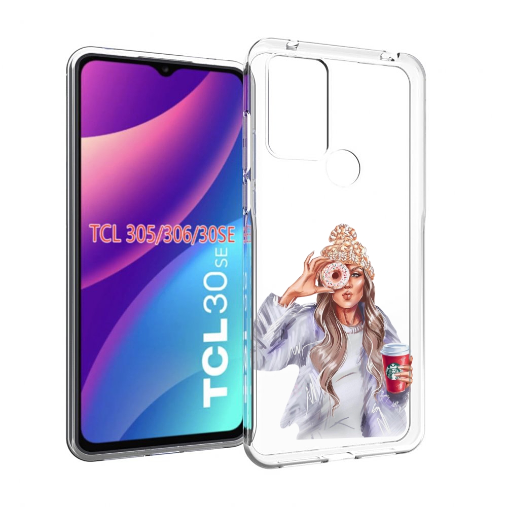 

Чехол MyPads современная-девушка-в-свитере женский для TCL 30SE/TCL 305/TCL 306/T..., Tocco