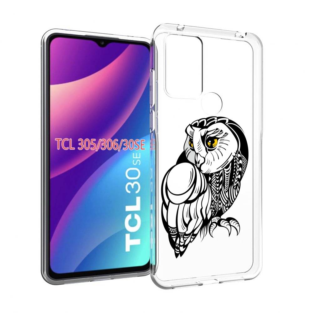 

Чехол MyPads сова-красотка для TCL 30SE/305/306/30E, Tocco