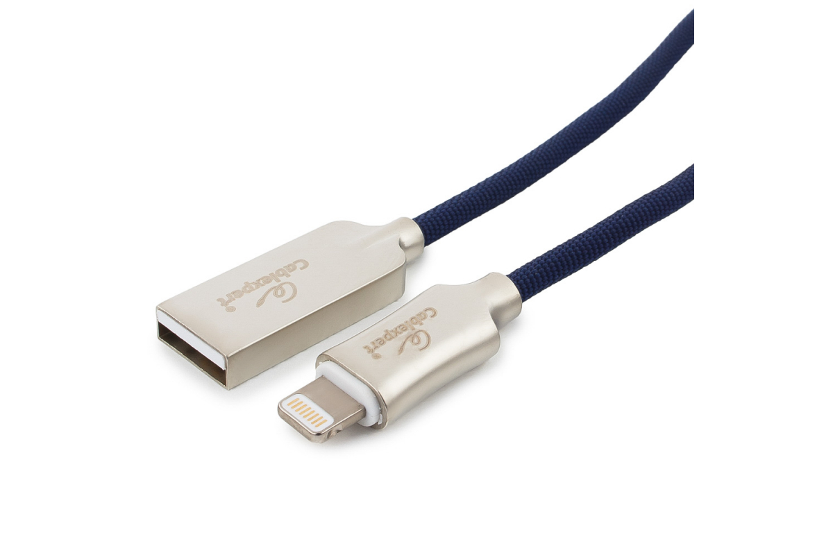 фото Кабель cablexpert usb lightning mfi cc-p-apusb02bl-1m