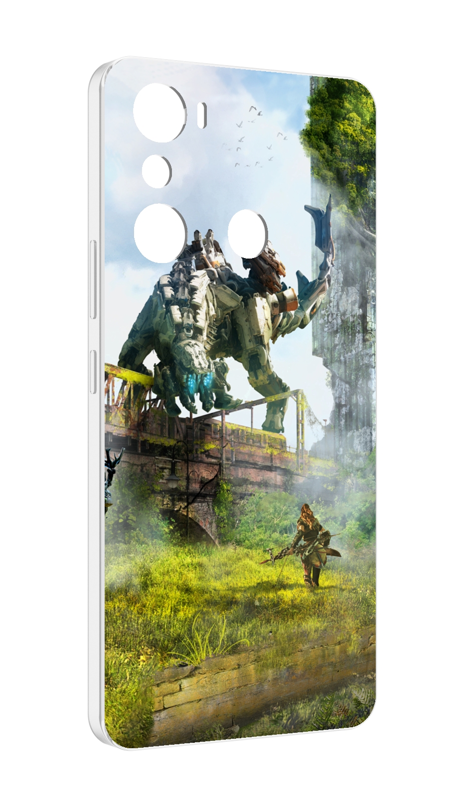 

Чехол MyPads Horizon Zero Dawn для Infinix Hot 20i, Прозрачный, Tocco