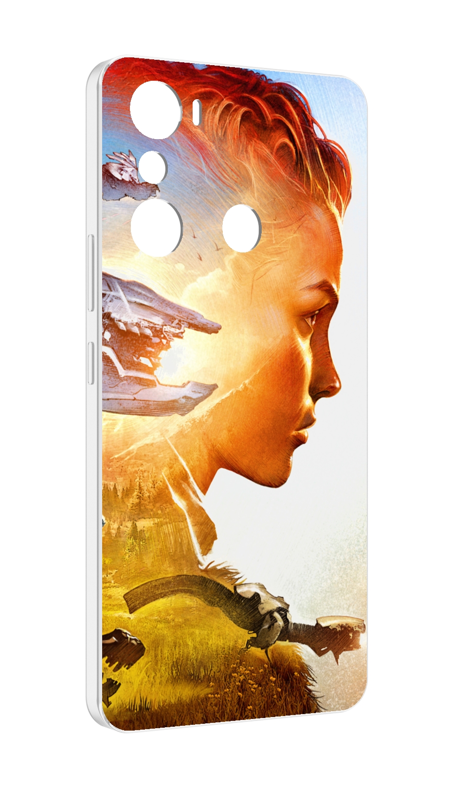 

Чехол MyPads Horizon Zero Dawn art для Infinix Hot 20i, Прозрачный, Tocco