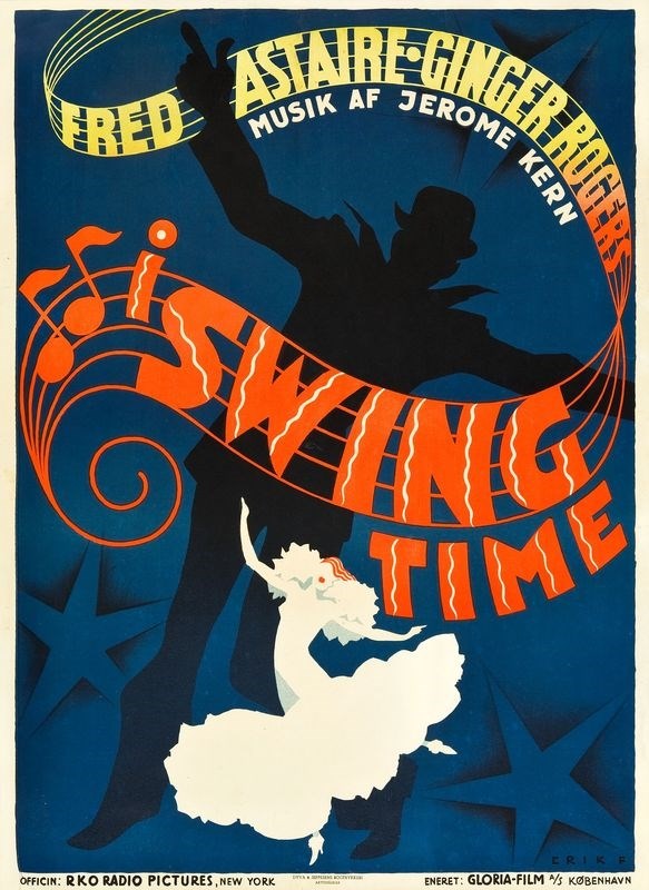 

Постер к фильму "Время свинга" (Swing Time) 50x70 см
