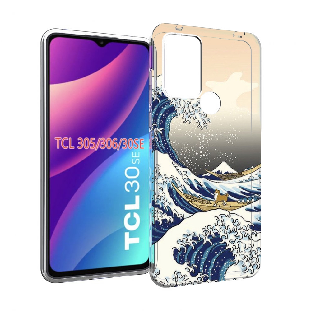 

Чехол MyPads собаки-на-плоту для TCL 30SE/305/306/30E, Tocco