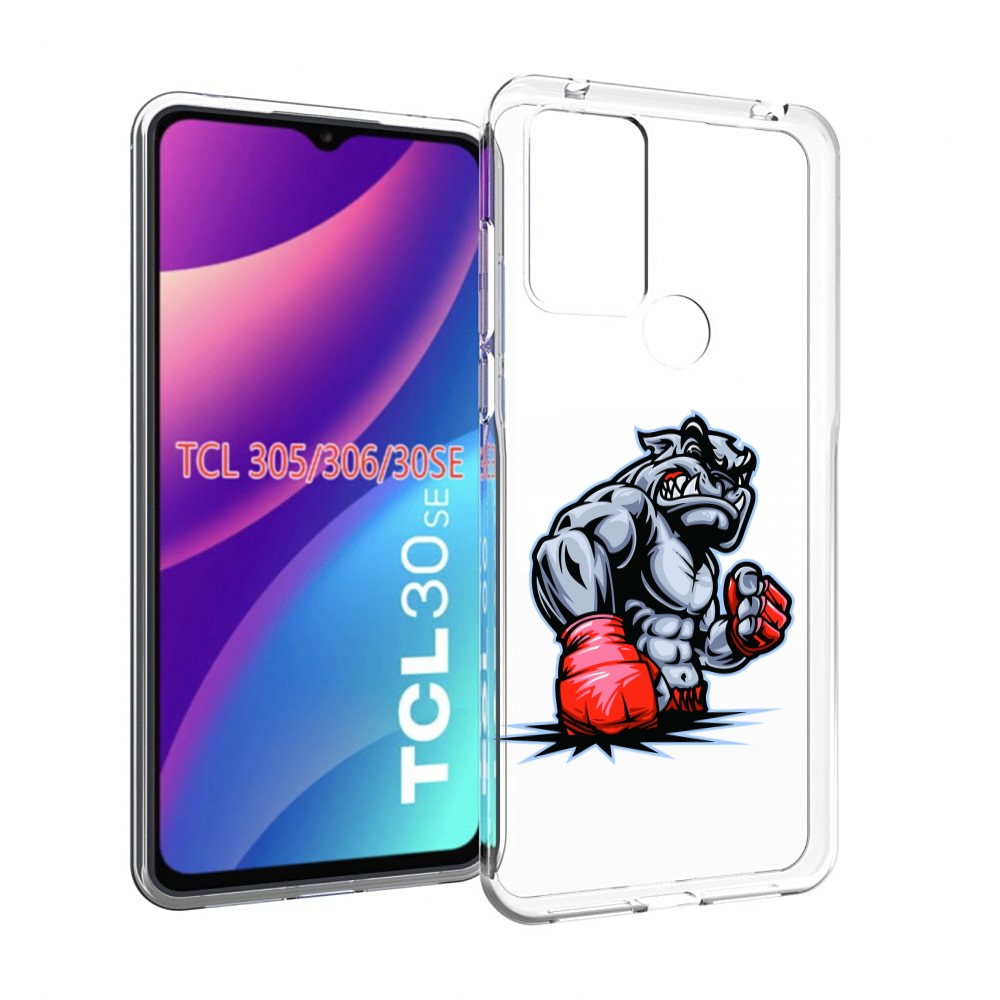 

Чехол MyPads собака-боксер для TCL 30SE/305/306/30E, Tocco