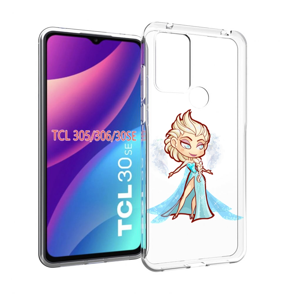 

Чехол MyPads снежная-принцесса женский для TCL 30SE/305/306/30E, Tocco