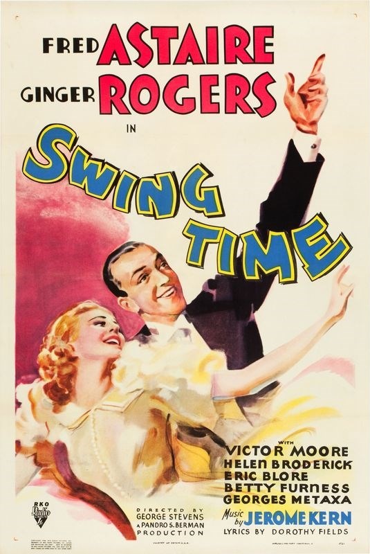 

Постер к фильму "Время свинга" (Swing Time) A2