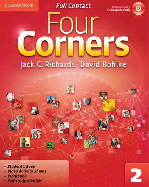 

Книга Four Corners Level 2 Full Contact with Self-study CD-ROM