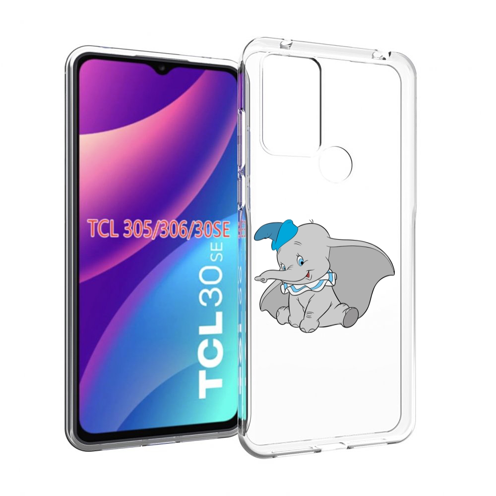 

Чехол MyPads слоненок-с-большими-ушками для TCL 30SE/305/306/30E, Tocco