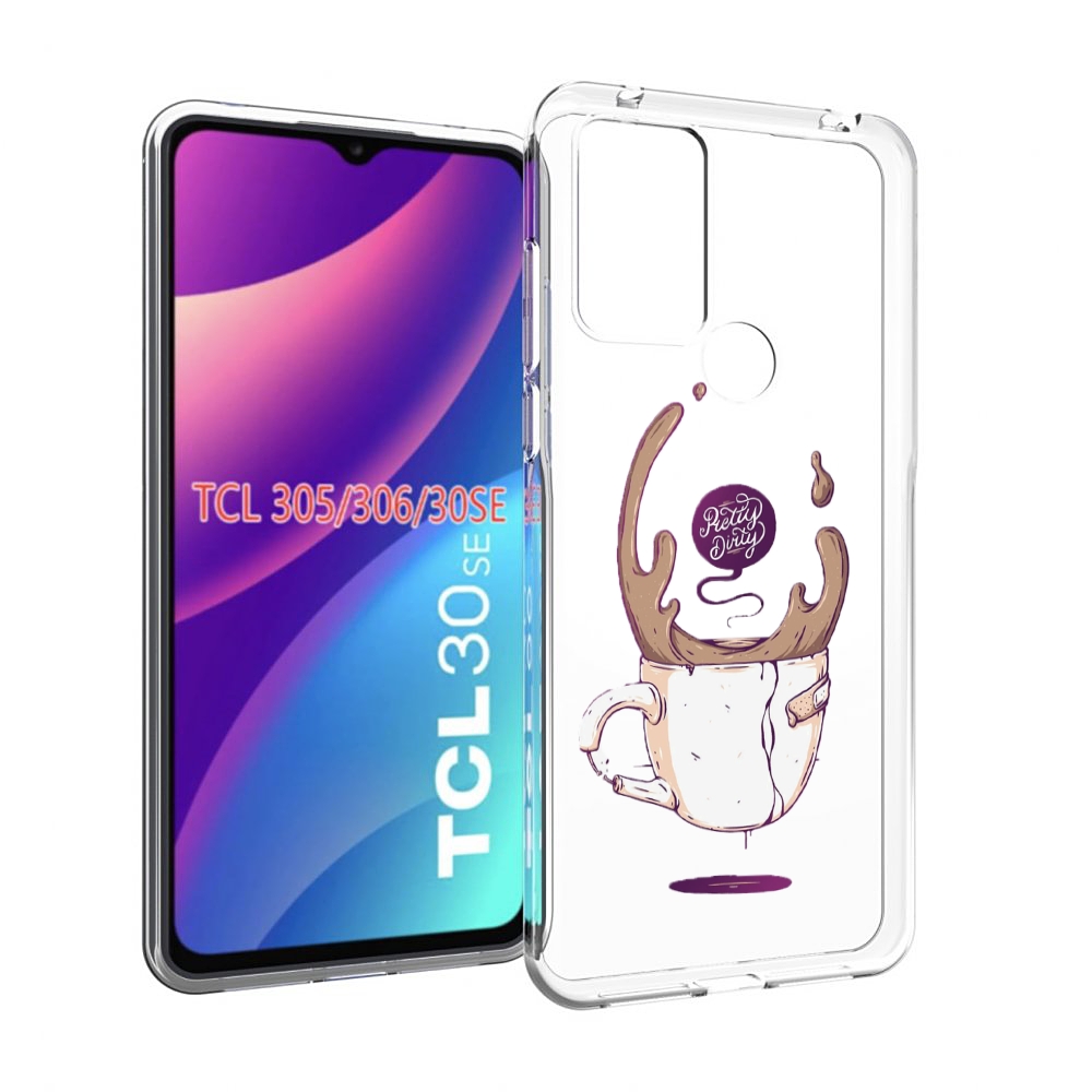 

Чехол MyPads сломанный стаканчик для TCL 30SE/305/306/30E, Tocco