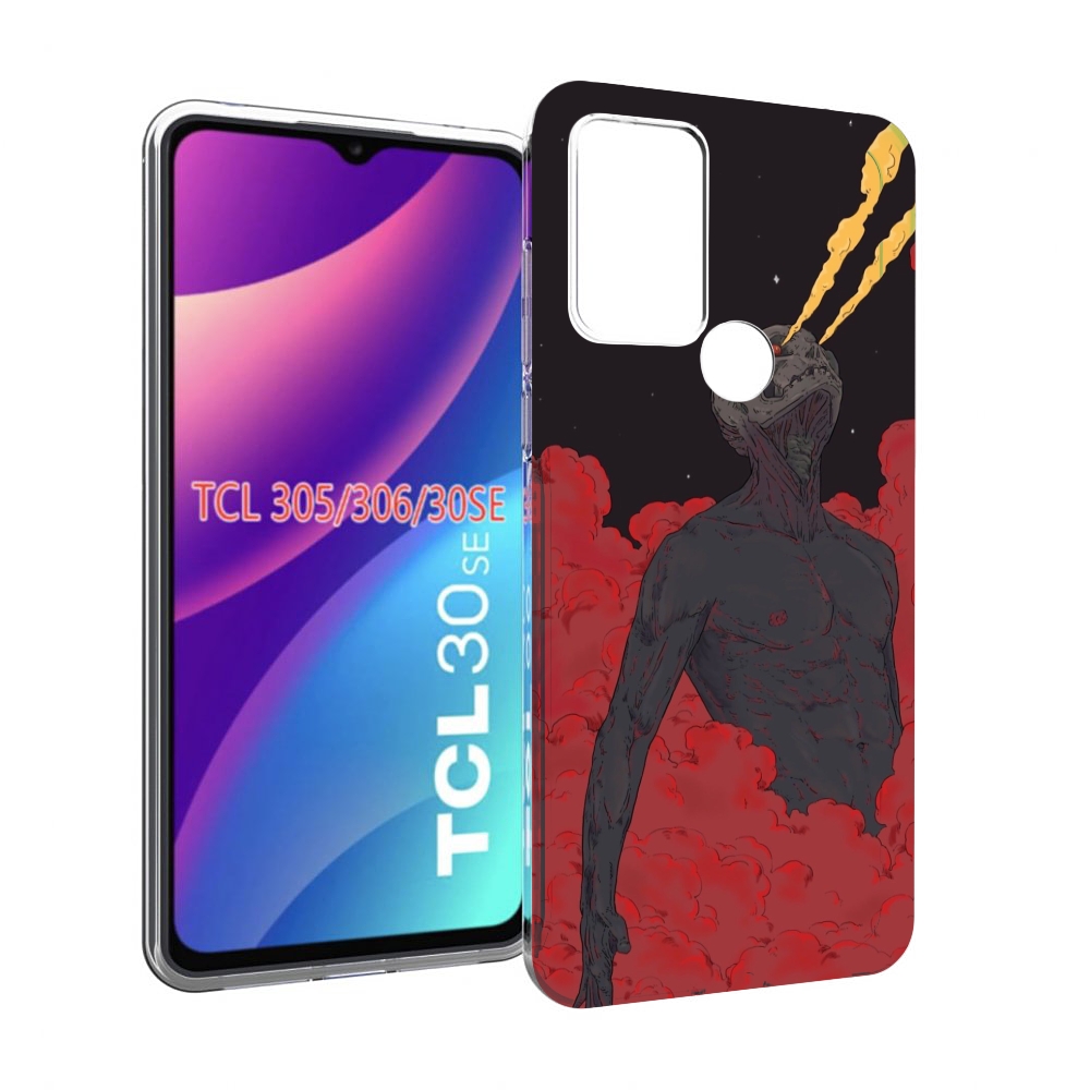 

Чехол MyPads скелет в красном дыму для TCL 30SE/305/306/30E, Tocco