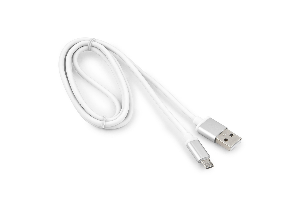 фото Кабель cablexpert micro usb cc-s-musb01w-1m