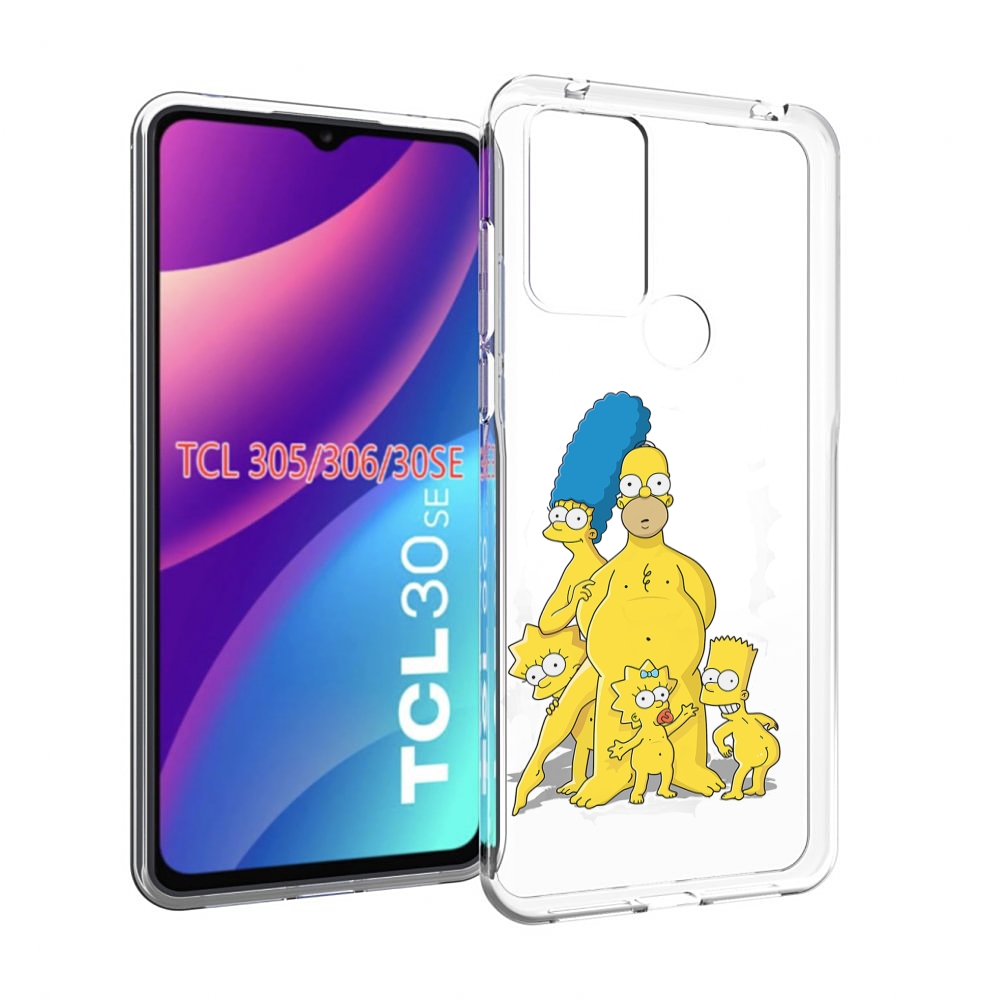 

Чехол MyPads семья-симпсонов для TCL 30SE/305/306/30E, Tocco