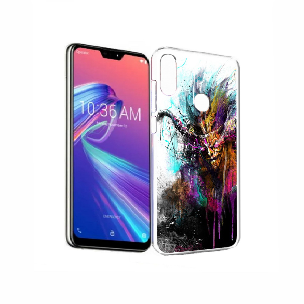 

Чехол MyPads Tocco для Asus ZenFone Max Pro (M2) (ZB631KL) яркий дьявол, Прозрачный, Tocco