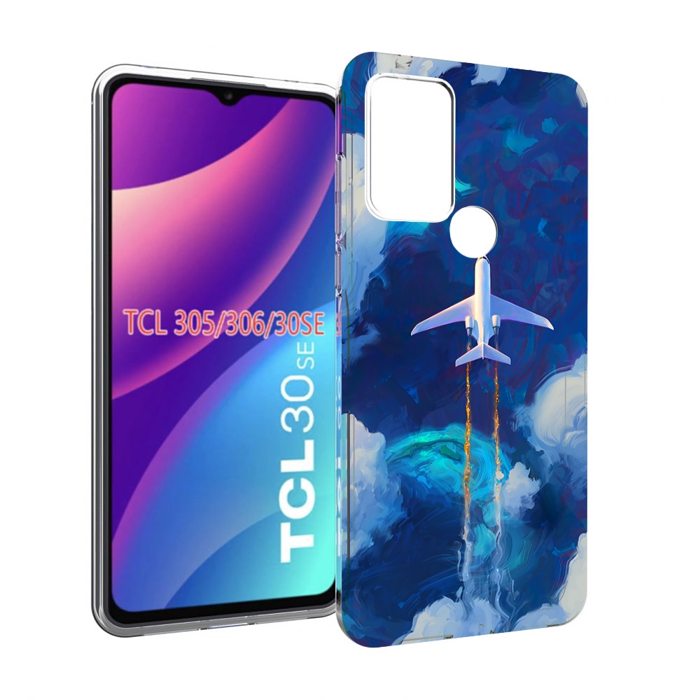

Чехол MyPads самолет-в-небе-рисунок для TCL 30SE/305/306/30E, Tocco