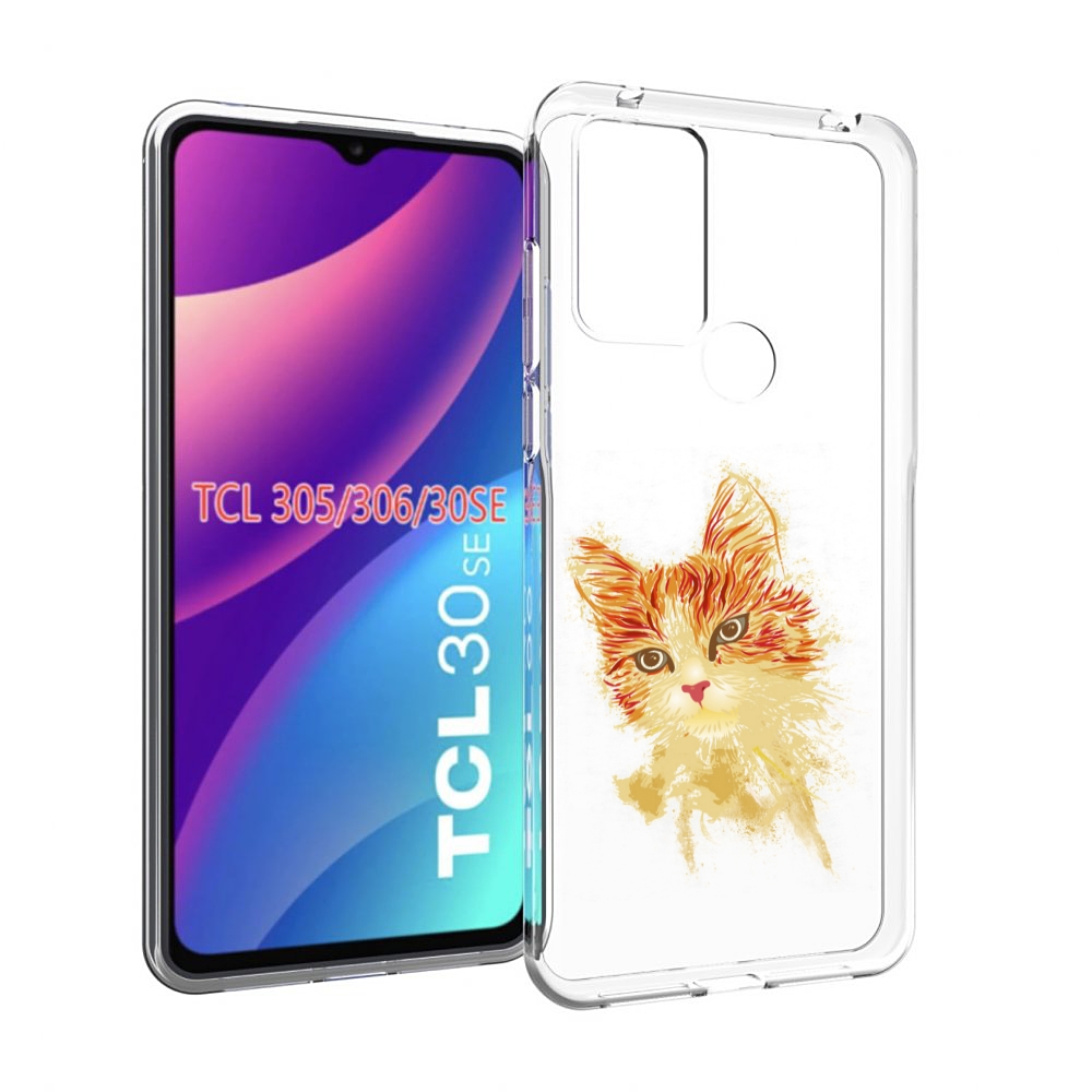 

Чехол MyPads рыжий кот для TCL 30SE / TCL 305 / TCL 306 / TCL 30E, Tocco