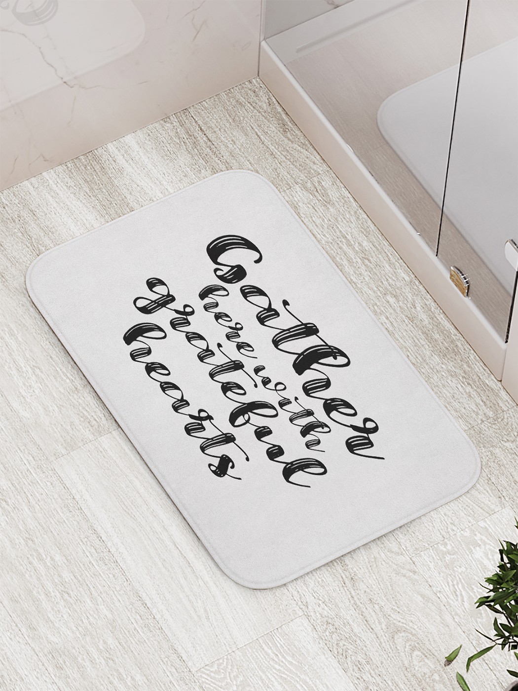 

Коврик противоскользящий для ванной, сауны, бассейна, 77х52 см bath_73335 JoyArty