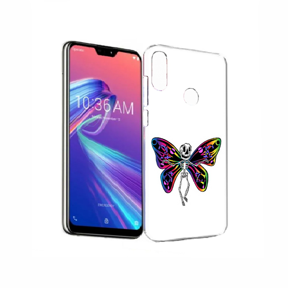 Чехол MyPads Tocco для Asus ZenFone Max Pro (M2) (ZB631KL) эффект бабочки