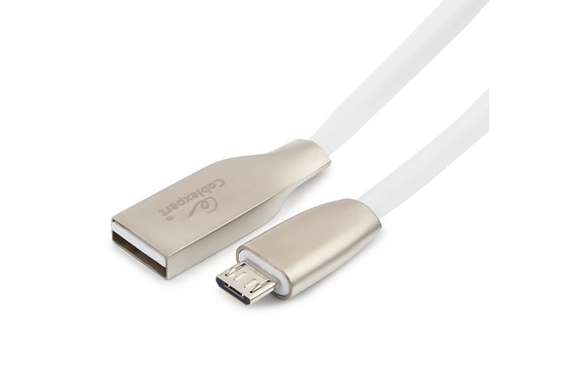 Кабель Cablexpert Micro USB CC-G-mUSB01W-1.8M