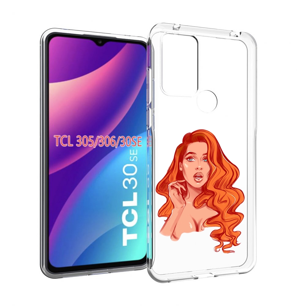 

Чехол MyPads рыжая-девушка-модельной-внешности женский для TCL 30SE/TCL 305/TCL 306..., Tocco