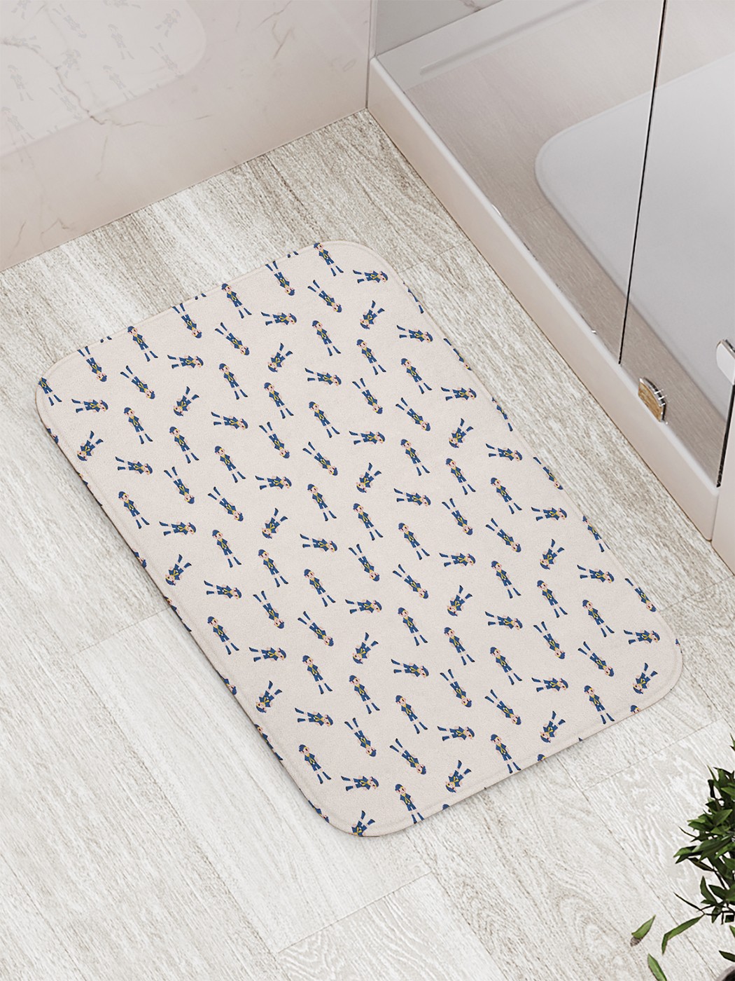 

Коврик противоскользящий для ванной, сауны, бассейна, 77х52 см bath_73293 JoyArty