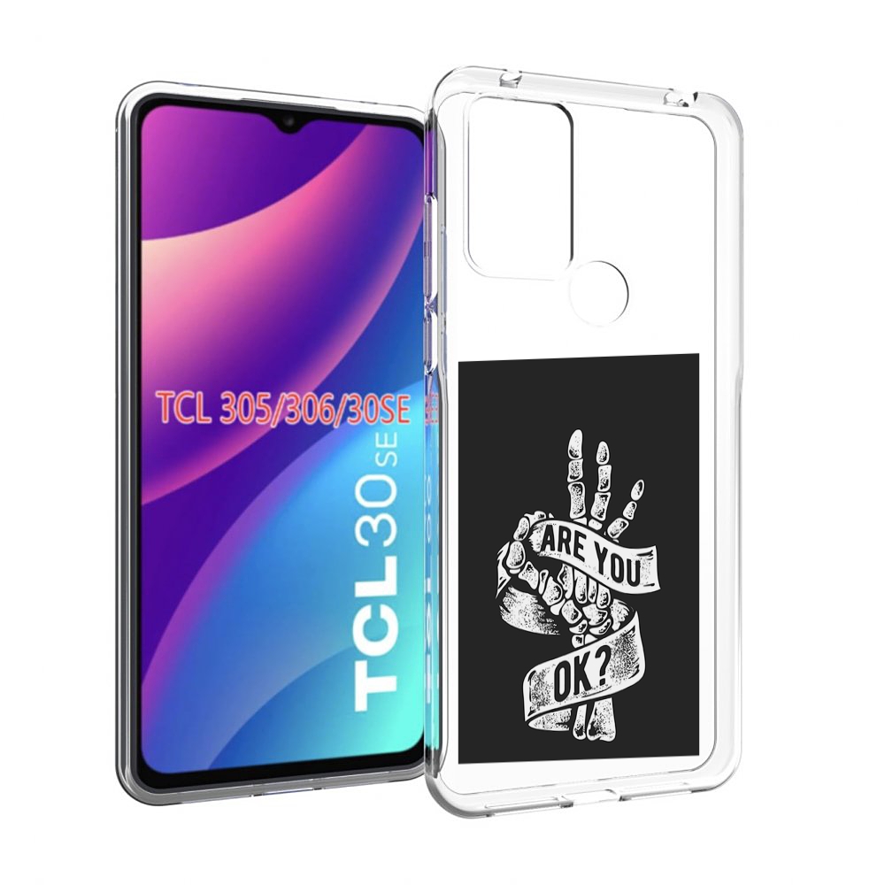 

Чехол MyPads рука-скелета для TCL 30SE/305/306/30E, Tocco