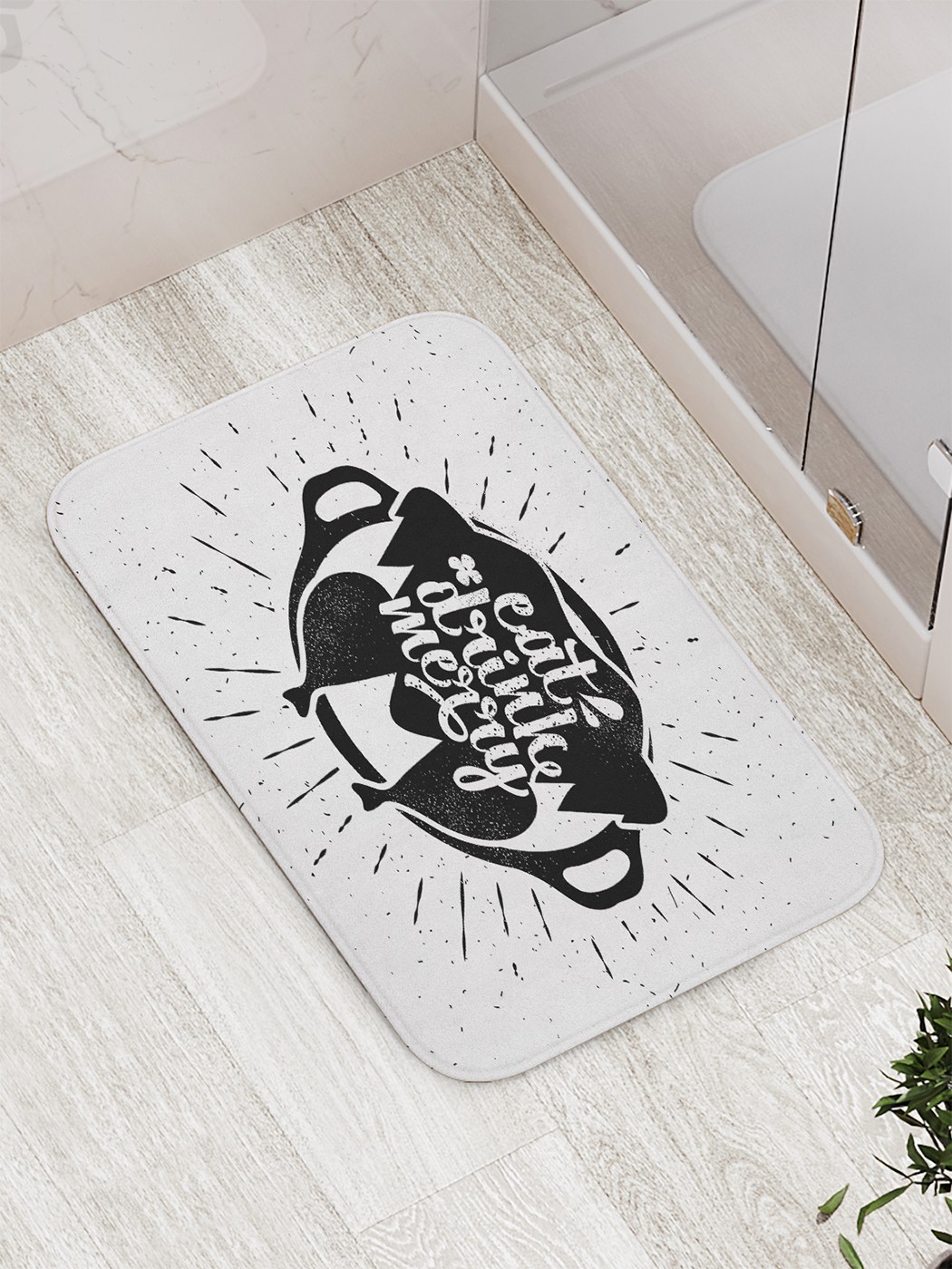 

Коврик противоскользящий для ванной, сауны, бассейна, 77х52 см bath_73275 JoyArty