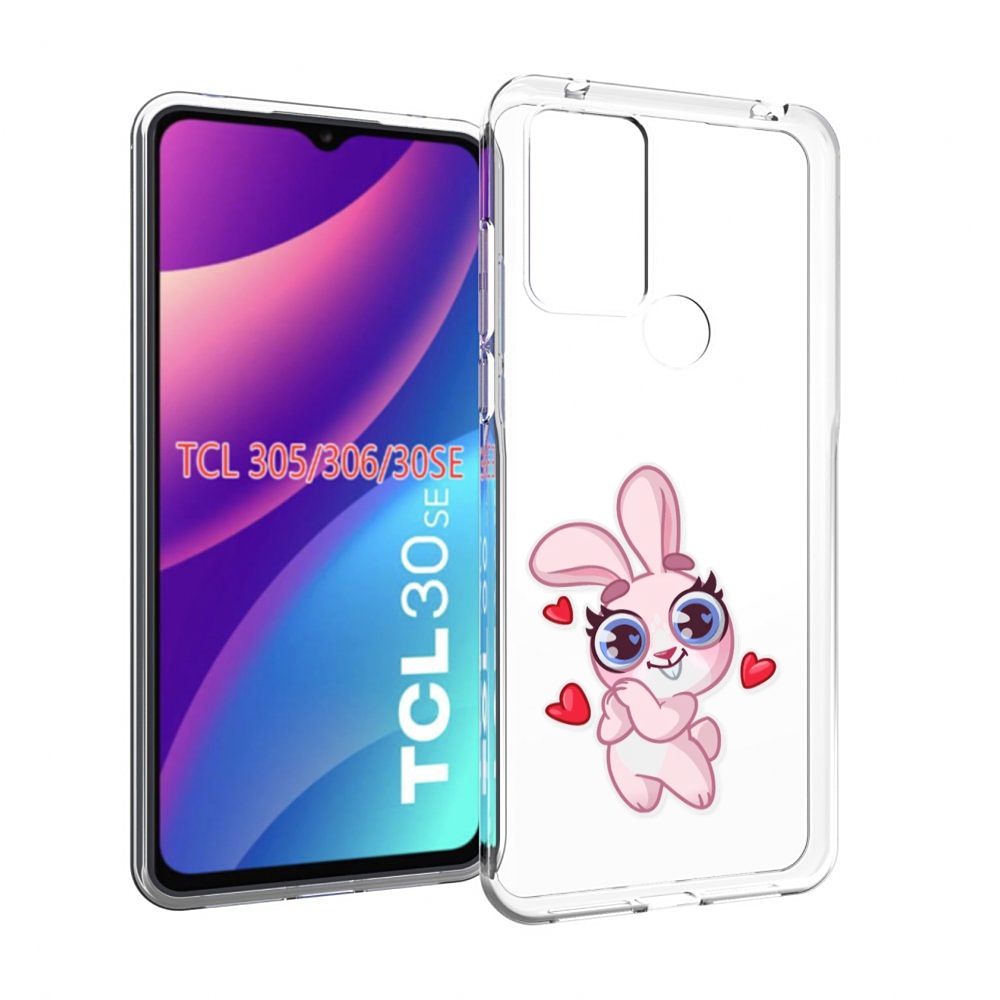 

Чехол MyPads розовый-зайченок для TCL 30SE/305/306/30E, Tocco
