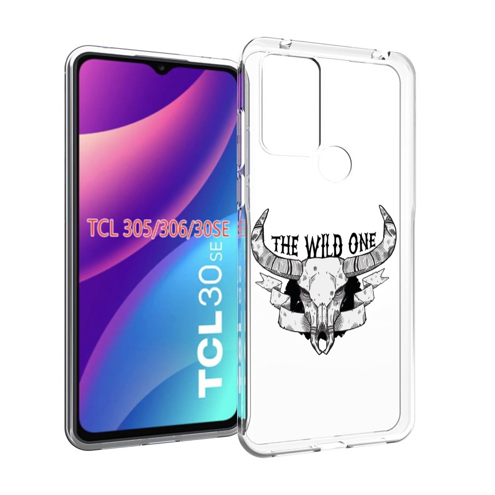 

Чехол MyPads рогатый-череп-оленя для TCL 30SE/305/306/30E, Tocco
