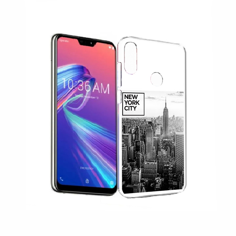 

Чехол MyPads Tocco для Asus ZenFone Max Pro (M2) (ZB631KL) черно белый ньюерк, Прозрачный, Tocco