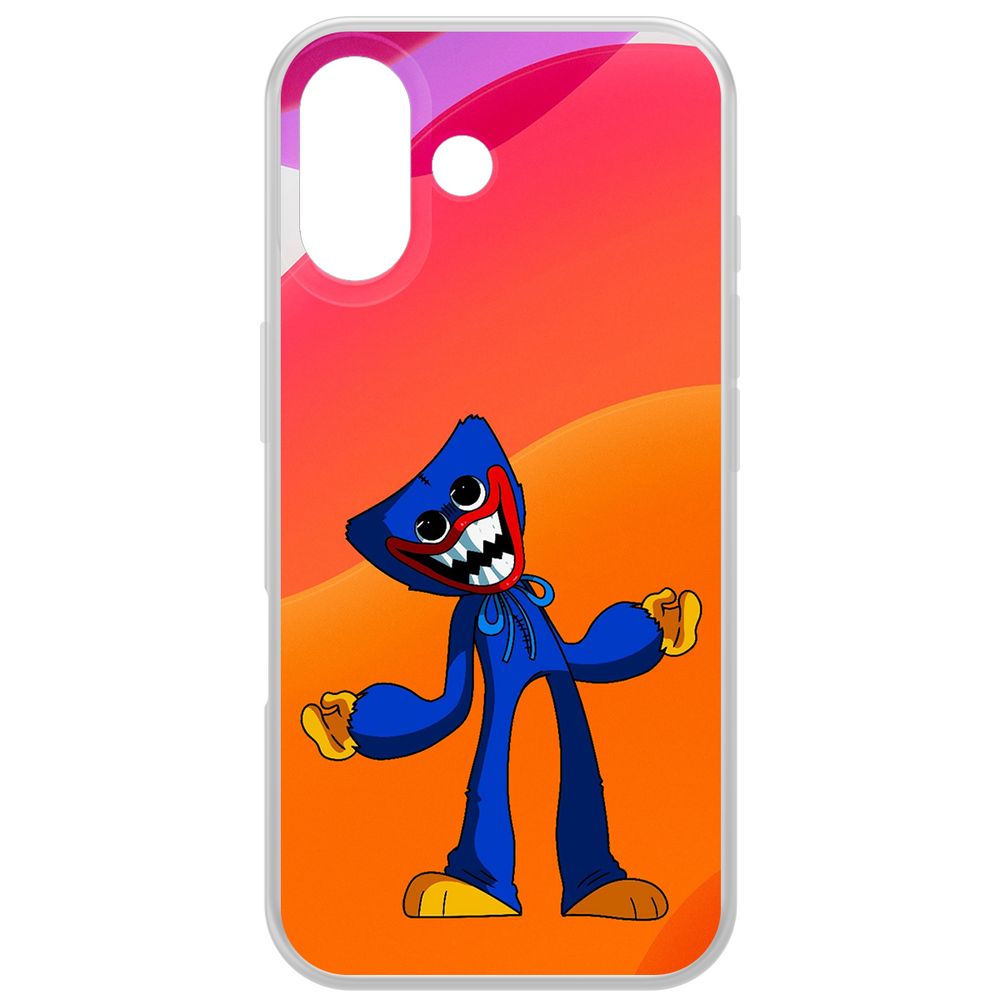 

Чехол-накладка Krutoff Clear Case Хаги Ваги для iPhone 16, Прозрачный