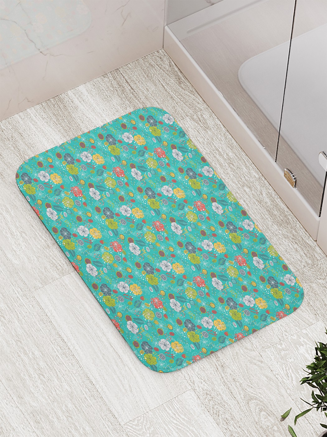 

Коврик противоскользящий для ванной, сауны, бассейна, 77х52 см bath_73157 JoyArty