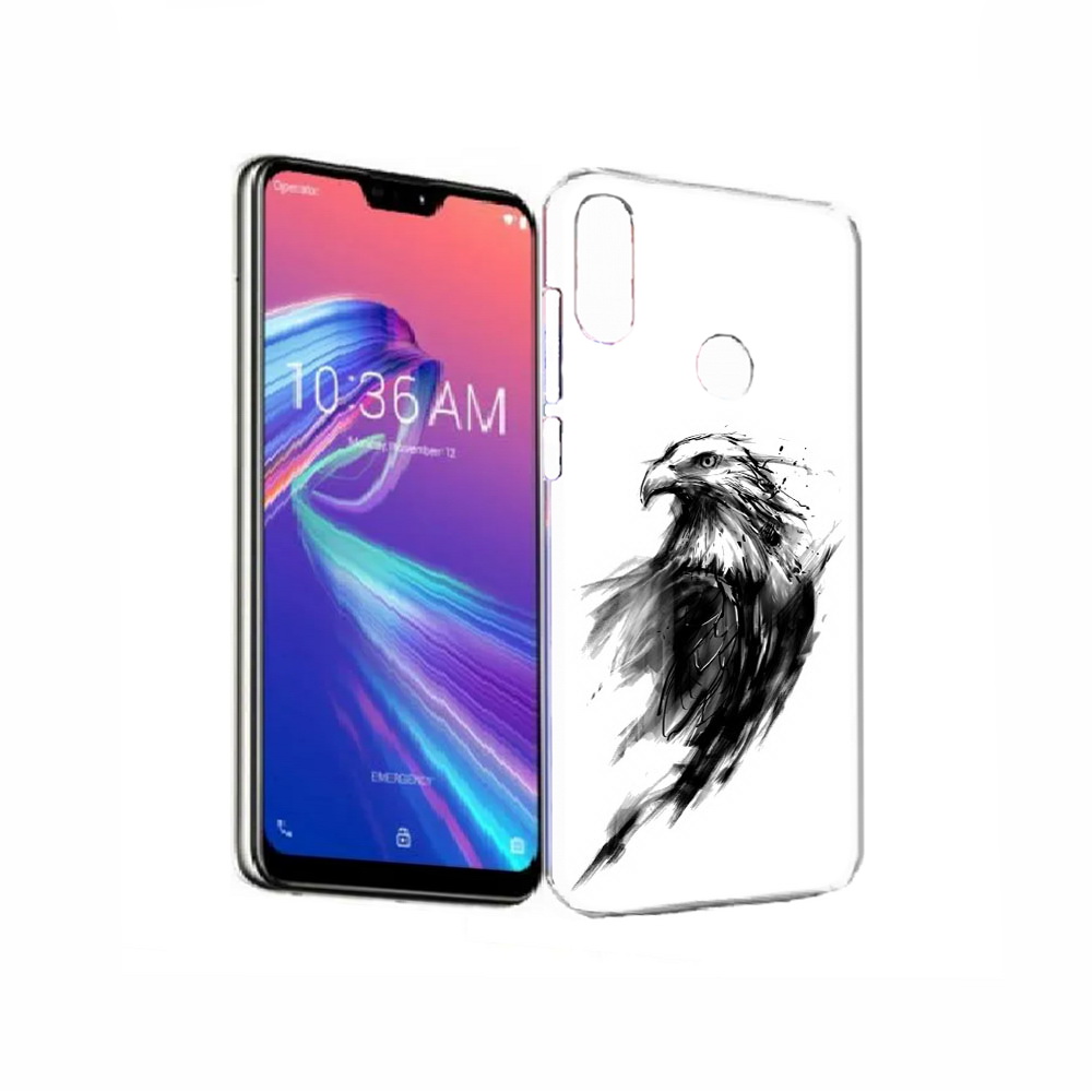 

Чехол MyPads Tocco для Asus ZenFone Max Pro (M2) (ZB631KL) чб птица, Прозрачный, Tocco