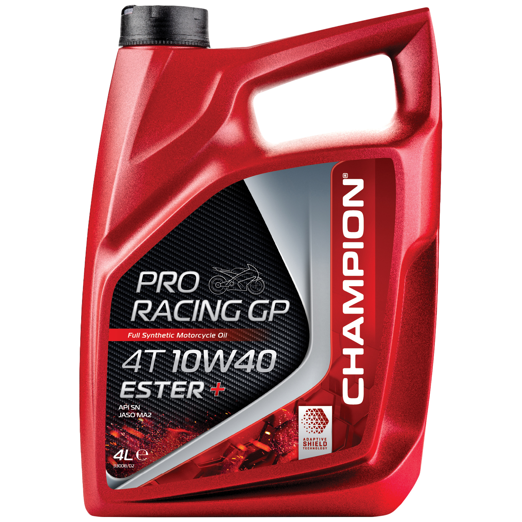 

Масло мот. синт. CHAMPION PRORACING GP 4T 10W40 ESTER 4л
