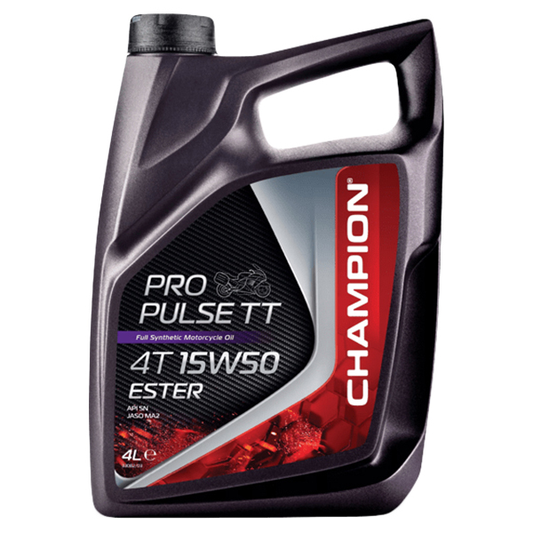 

Масло мот. синт. CHAMPION PROPULSE TT 4T 15W50 ESTER 4л