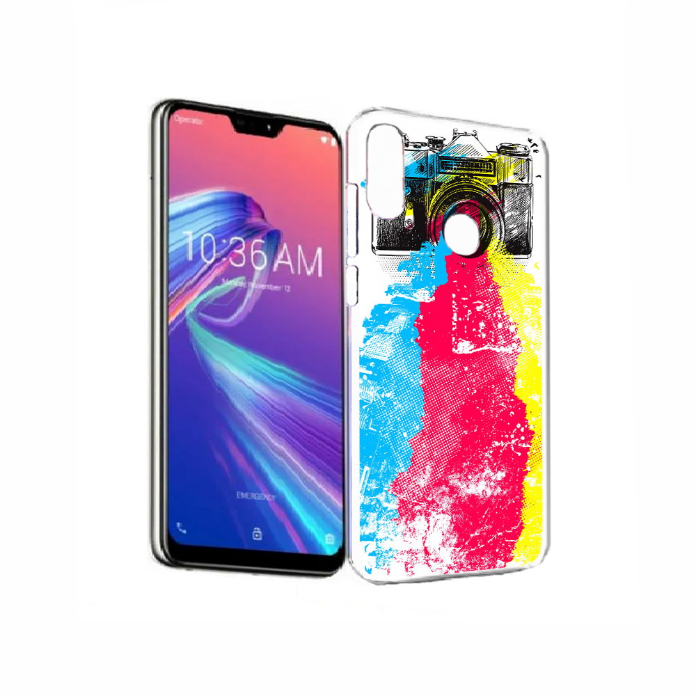 фото Чехол mypads tocco для asus zenfone max pro (m2) (zb631kl) цветной фотоаппарат