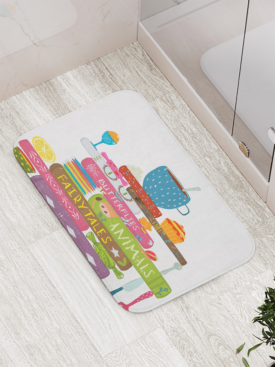 

Коврик противоскользящий для ванной, сауны, бассейна, 77х52 см bath_73130 JoyArty