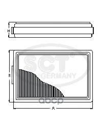 

Фильтр воздушный SCT SB2152 1шт