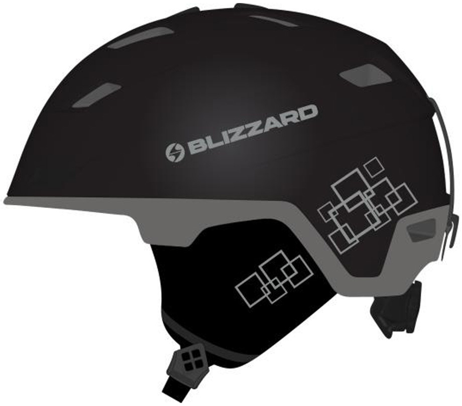 

Горнолыжный шлем Blizzard Double 2019, black matt/gun metal/silver squares, XL, Double