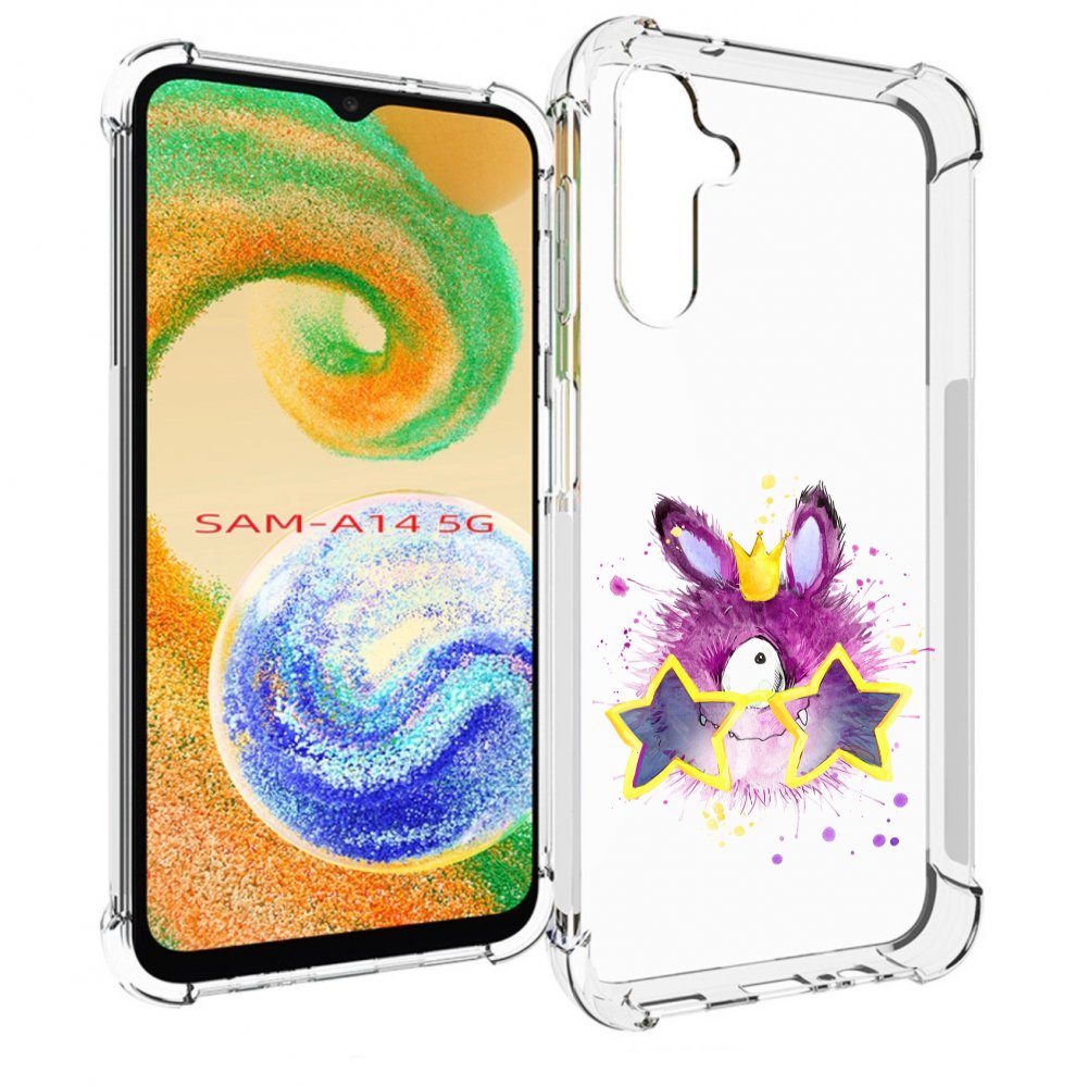 

Чехол MyPads Шуршуля для Samsung Galaxy A14 5G, Прозрачный, Tocco