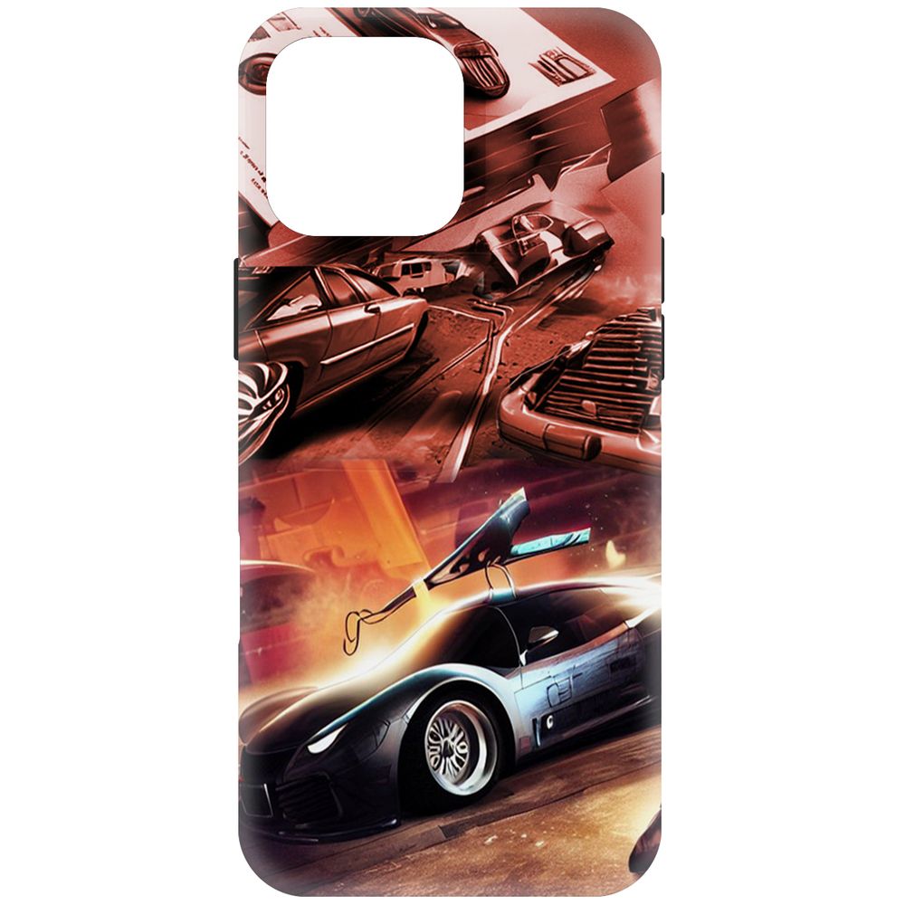 

Чехол-накладка Krutoff Soft Case Автодинамика для iPhone 16 Pro Max черный