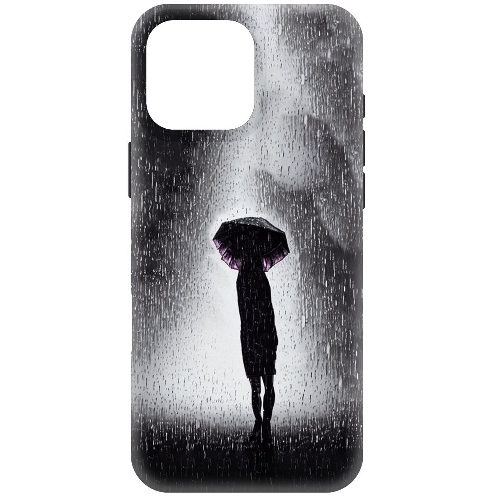 

Чехол-накладка Krutoff Soft Case Ночная крипота для iPhone 16 Pro Max черный