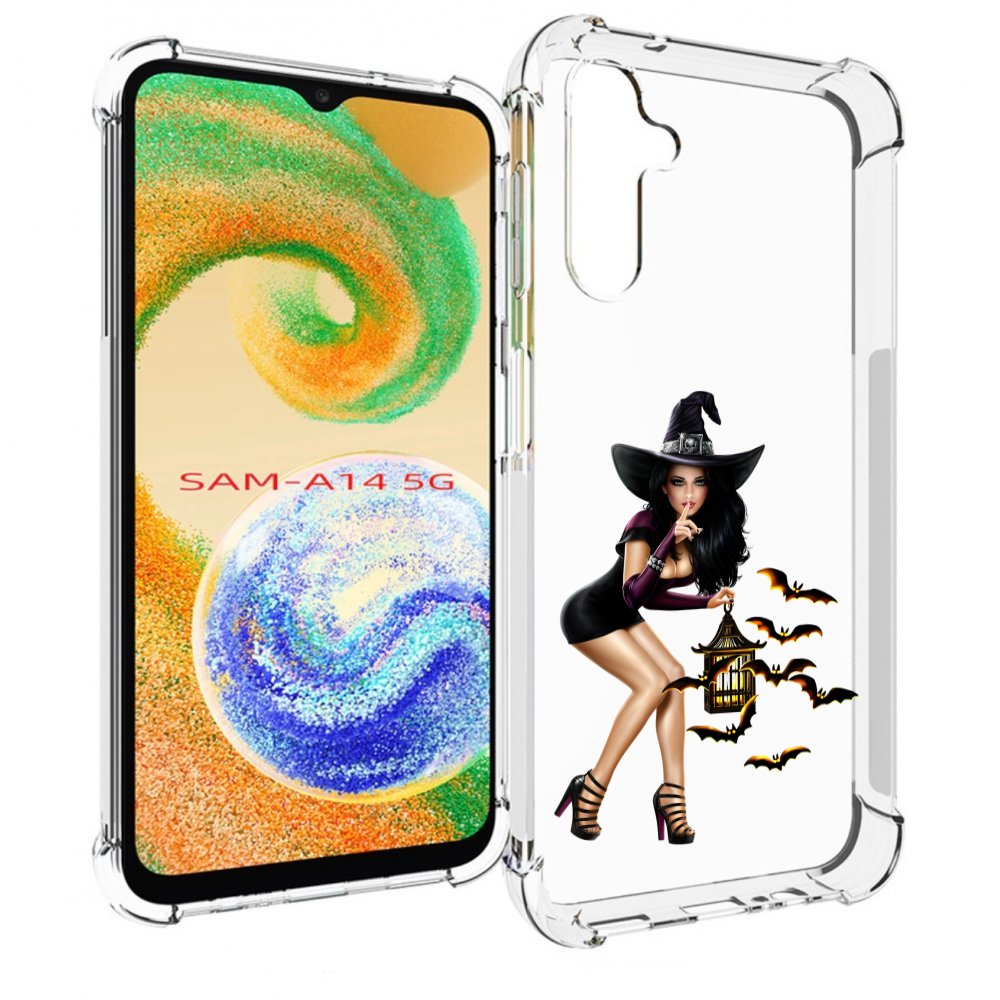 

Чехол MyPads девушка-ведьма женский для Samsung Galaxy A14 5G, Прозрачный, Tocco